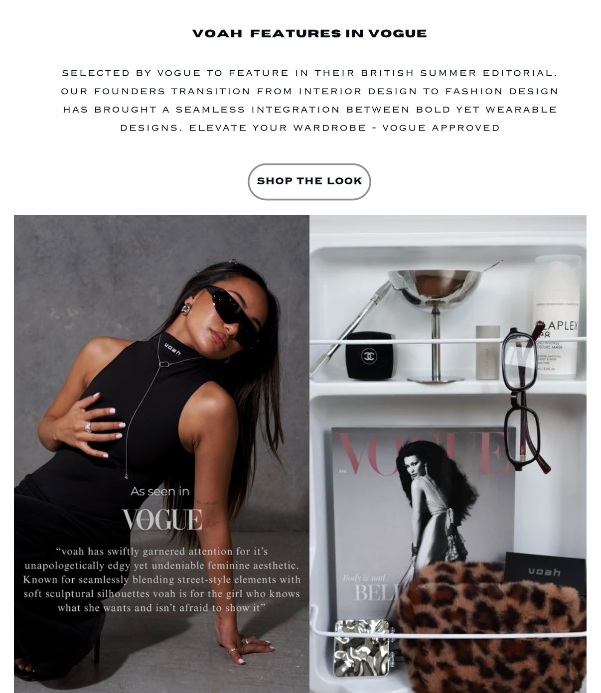 Vouge magazine feature