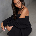 women's black jacket